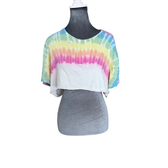 Emma & Sam Tops - Emma & Sam Large Tie-Dye Crop
